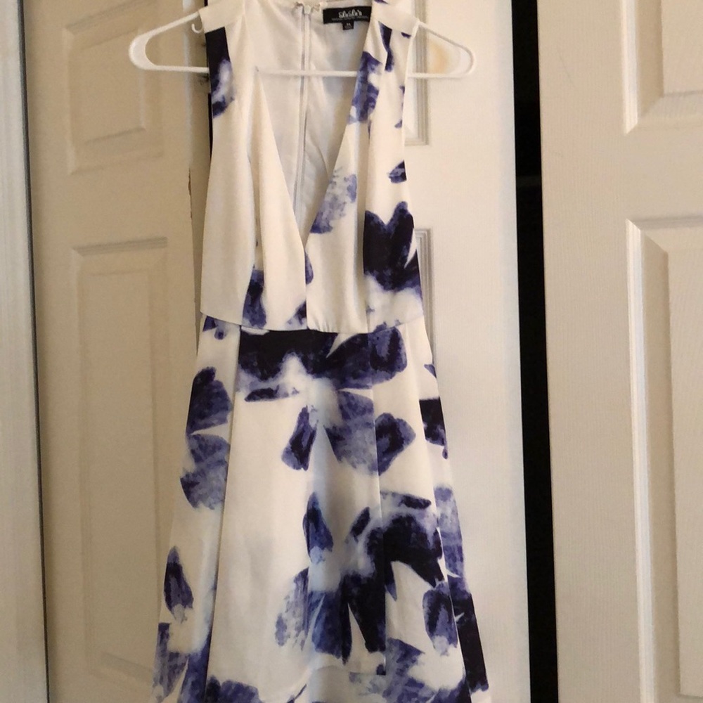 Black purple and white lulu dress - Picture 1 of 3
